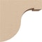 Ekena Millwork 3"W x 6"D x 6"H Classic Del Monte Rough Cedar Woodgrain TimberThane Corbel, Primed Tan CORUR03X06X06DELRCPR - alternate 6